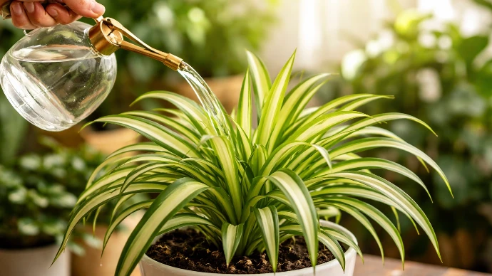 Arrosage : 7 secrets puissants pour un chlorophytum éclatant en 2026