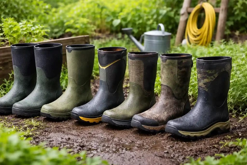 Bottes jardin 2026 : 6 choix puissants pour travailler au sec