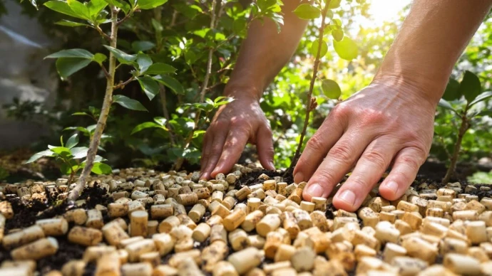 Créer des étiquettes de plantation avec des bouchons