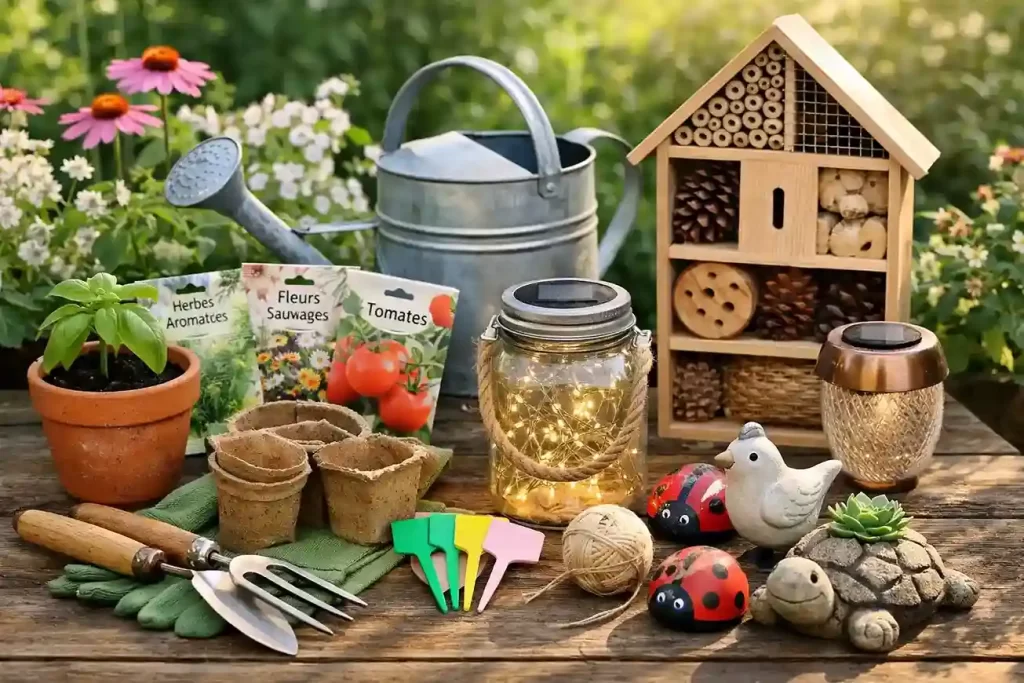 Cadeaux jardin 2026 : 9 idées irrésistibles à petit prix
