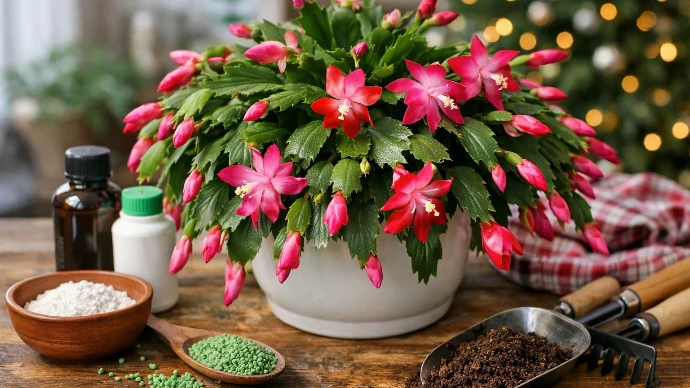Engrais : 7 astuces puissantes pour un cactus de Noël éclatant en 2026