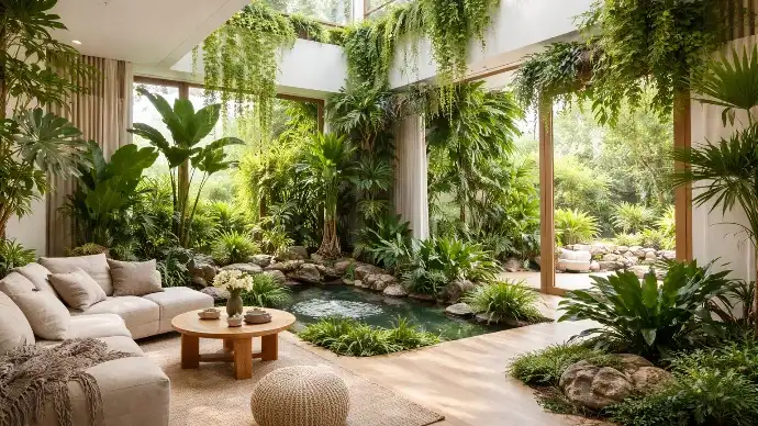 Jardin intérieur : 7 astuces puissantes pour transformer votre maison en 2026