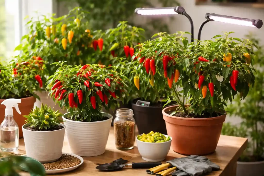 Piments 2026 : 12 secrets puissants pour réussir en intérieur