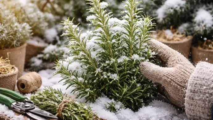 Romarin 2026 : 7 astuces puissantes pour le protéger tout l’hiver