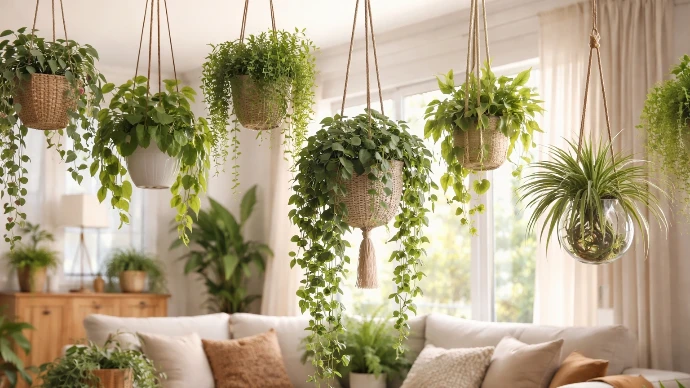 Plantes suspendues 2026 : 7 idées puissantes pour sublimer votre intérieur
