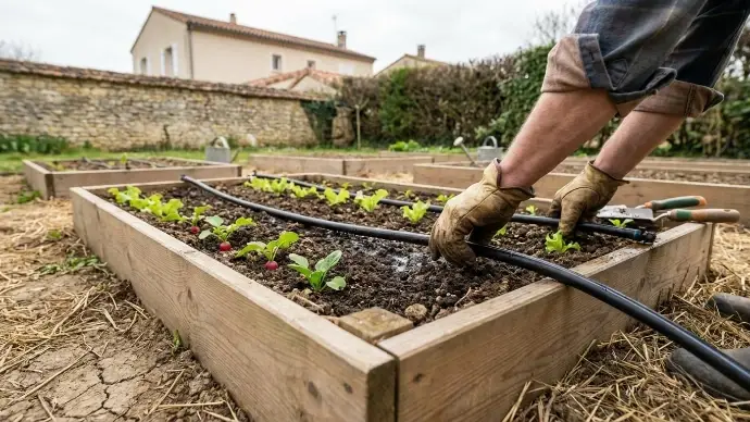 Nettoyez les résidus de saison précédente