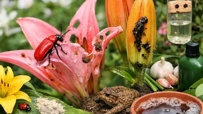 Scarabée lis 2026 : 7 méthodes puissantes pour sauver vos fleurs sans produits agressifs